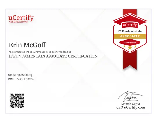 uCertify Certifications